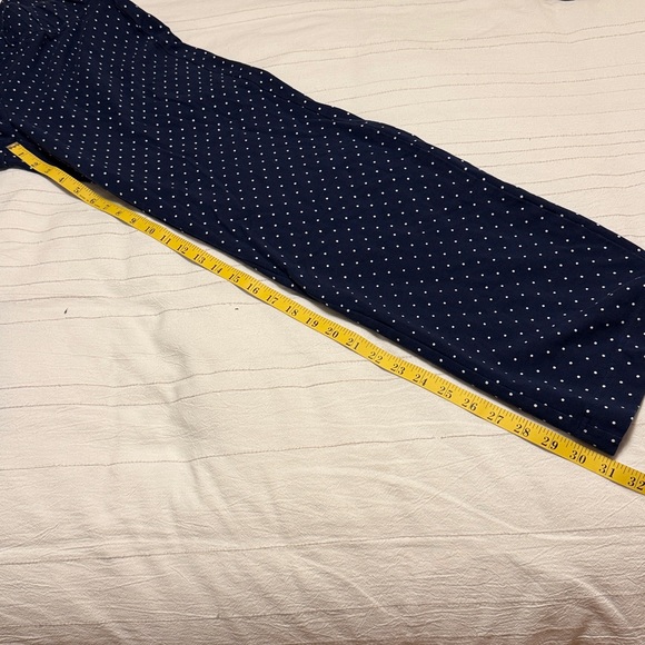 Lands' End Navy with White Dots Pants - Picture 5 of 5